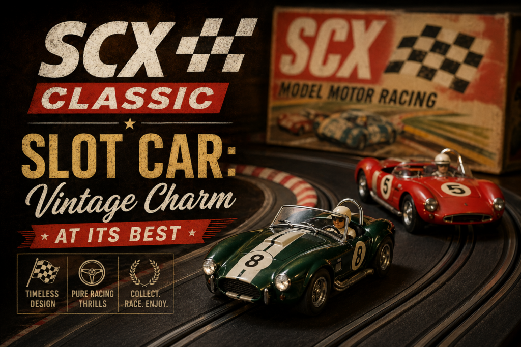 SCX Classic Slot Car: Vintage Charm at Its Best