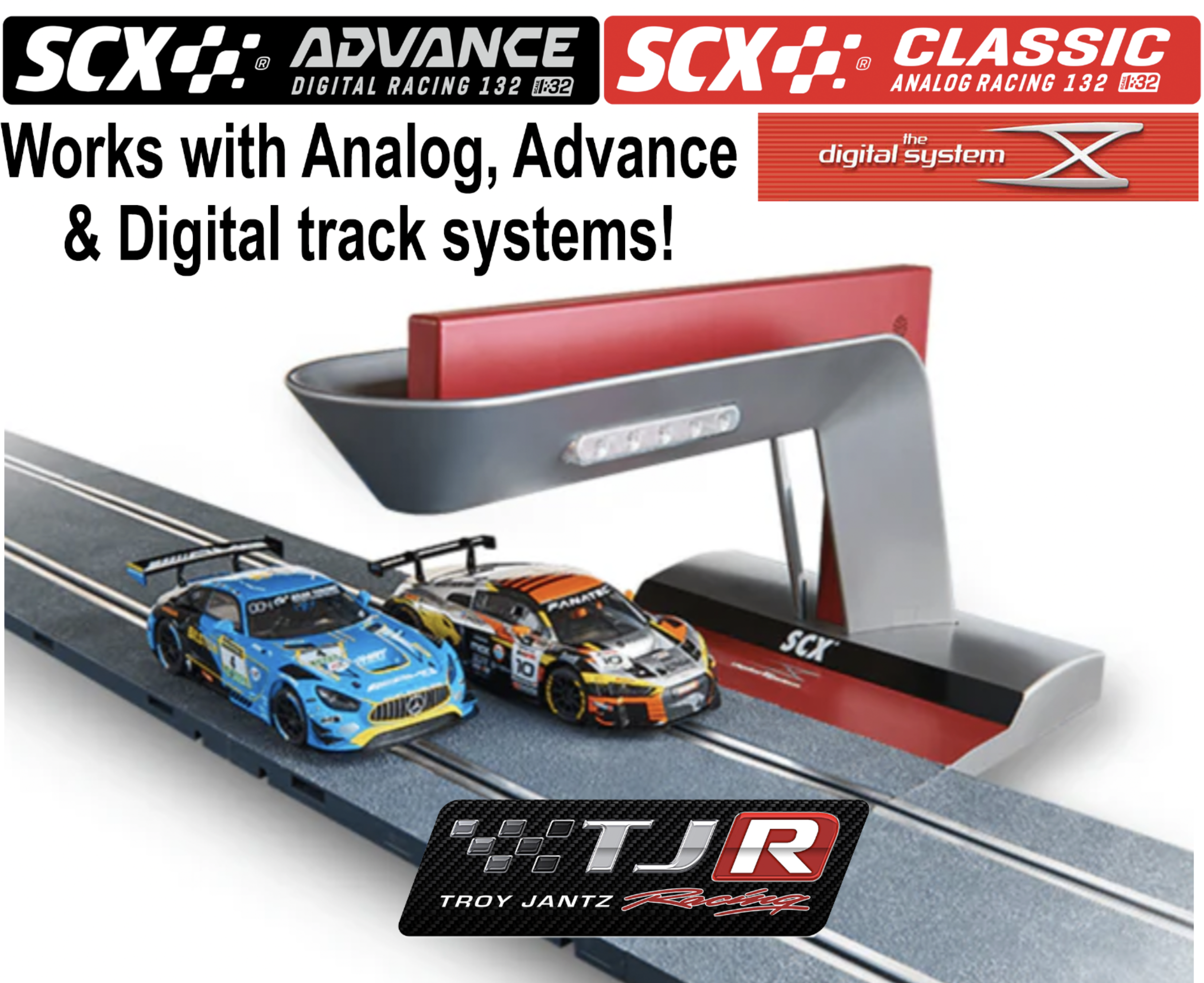 SCX 1:32 U10590 Start Light Countdown Race Start Light & Sound Effects