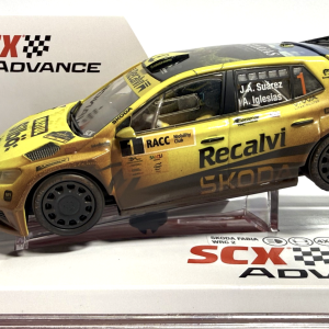 SCX Classic U10565 - Mud Effect Škoda Fabia RS Rally2 #5 Recalvi Team  Spanish Super Rally 2023  Four-Wheel Drive
