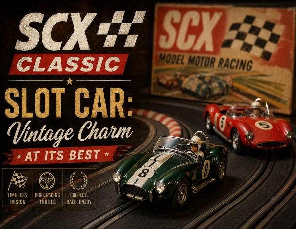 SCX Classic Slot Car: Vintage Charm at Its Best