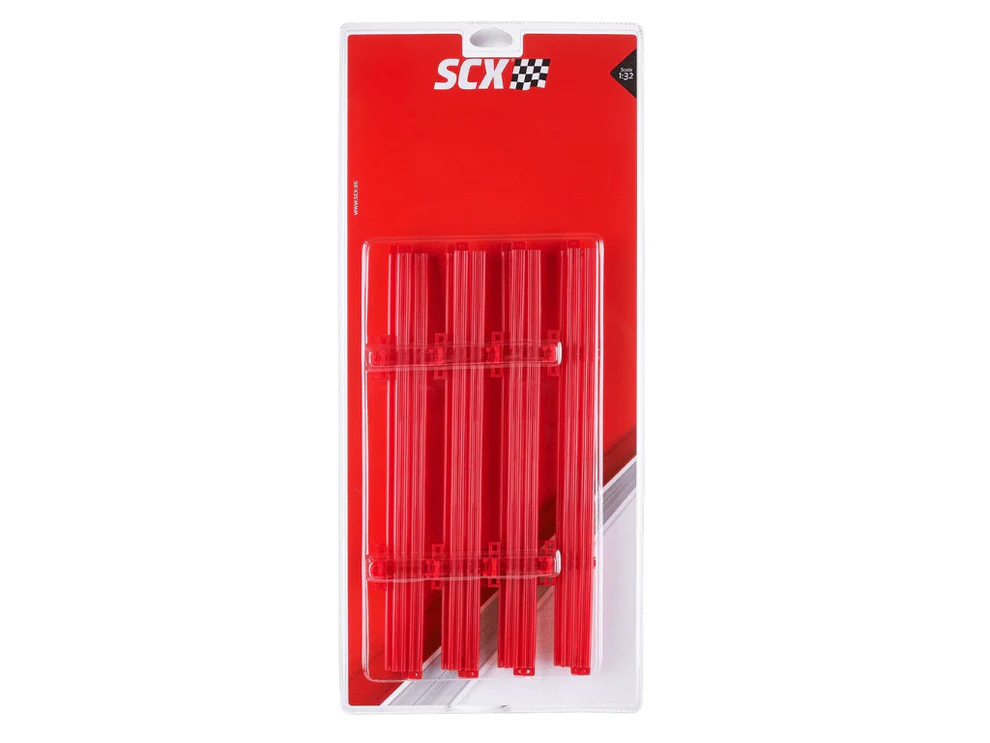 SCX 1:32 U10299 Guard Rails for Curves Radius 2 / 45° Curves x8 Pack - Image 3