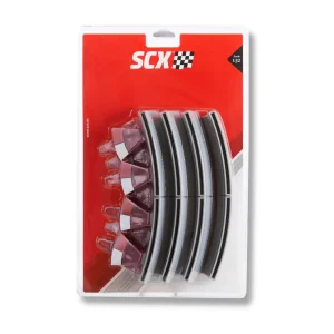 SCX 1:32 U10327 Shoulders with Barriers Inside & Outside Shoulders  Radius 1 / 45° Curves  x8 Pack