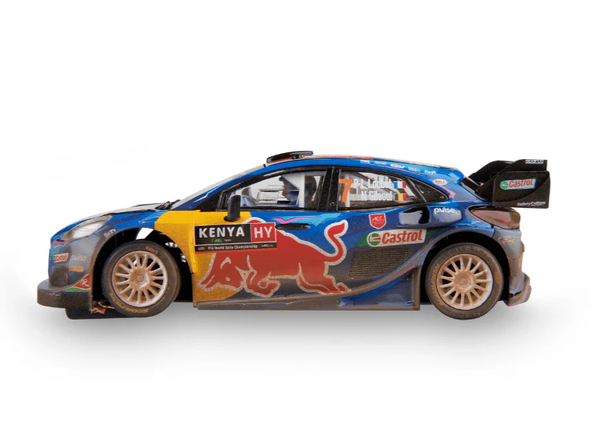 SCX Advance E10481 - Mud Effect Ford Puma Rally1 #7 Red Bull M-Sport Ford WRT World Rally Championship 2023 Four-Wheel Drive - Image 2
