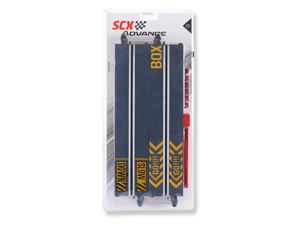 SCX Advance E10291 Pit Lane Digital Expansion Kit x4 Track Sections - Image 2