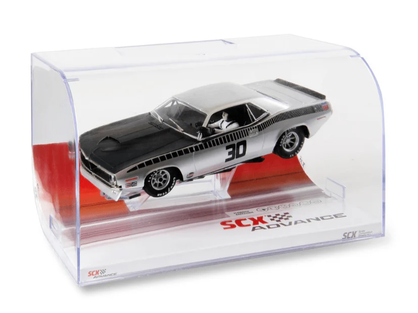 SCX Advance E10432 Plymouth AAR 'Cuda #30 Silver Trans-Am 1970 - Image 3