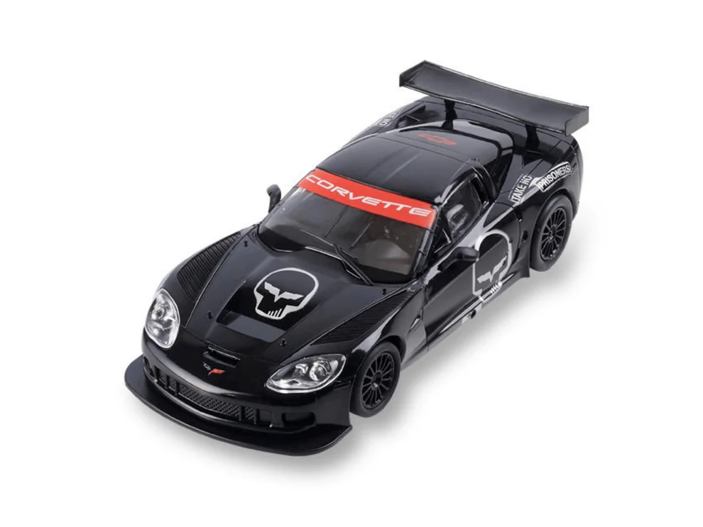 SCX Advance E10431 Chevrolet Corvette C6.R Black Skull Presentation Model