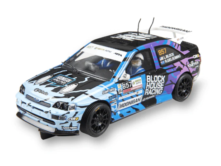 SCX Advance E10525 Ford Escort RS Cosworth ‘Cossie V2’ #857 Block House Hoonigan Racing ARA National O2WD Championship 2023