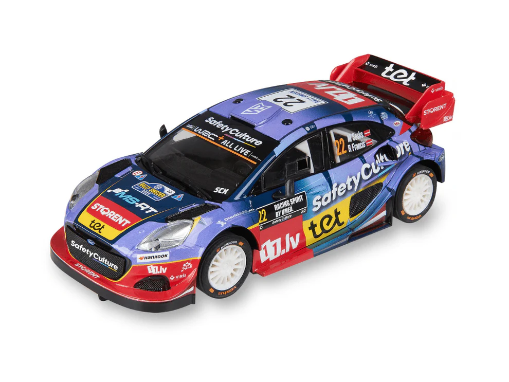 SCX Advance E10582 Ford Puma Rally1 #22 Safety Culture M-Sport WRT World Rally Championship 2025 Four-Wheel Drive