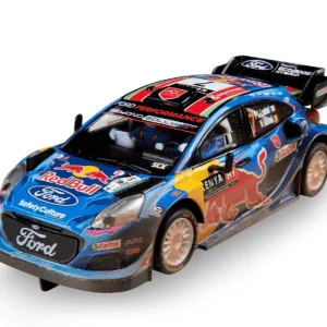 SCX Classic U10481 - Mud Effect Ford Puma Rally1 #7 Red Bull M-Sport Ford WRT  World Rally Championship 2023  Four-Wheel Drive