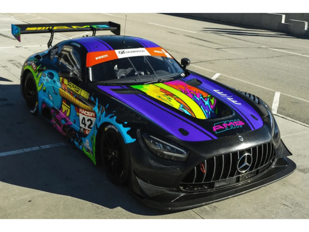 SCX Advance E10558 Mercedes-AMG GT3 Evo #42 Makes & Models Utah 6 Hour Endurance Race 2021 - Image 5