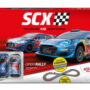 SCX Classic U10543 Open Rally Slot Car Racing Set World Rally Championship