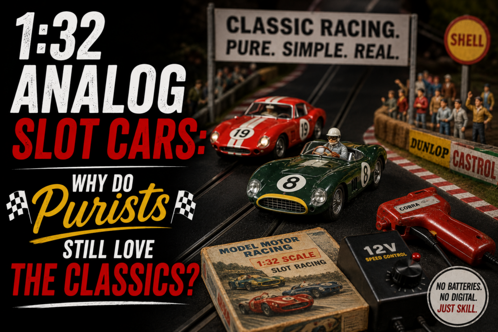 1 32 Analog Slot Cars: Why do Purists Still Love the Classics?