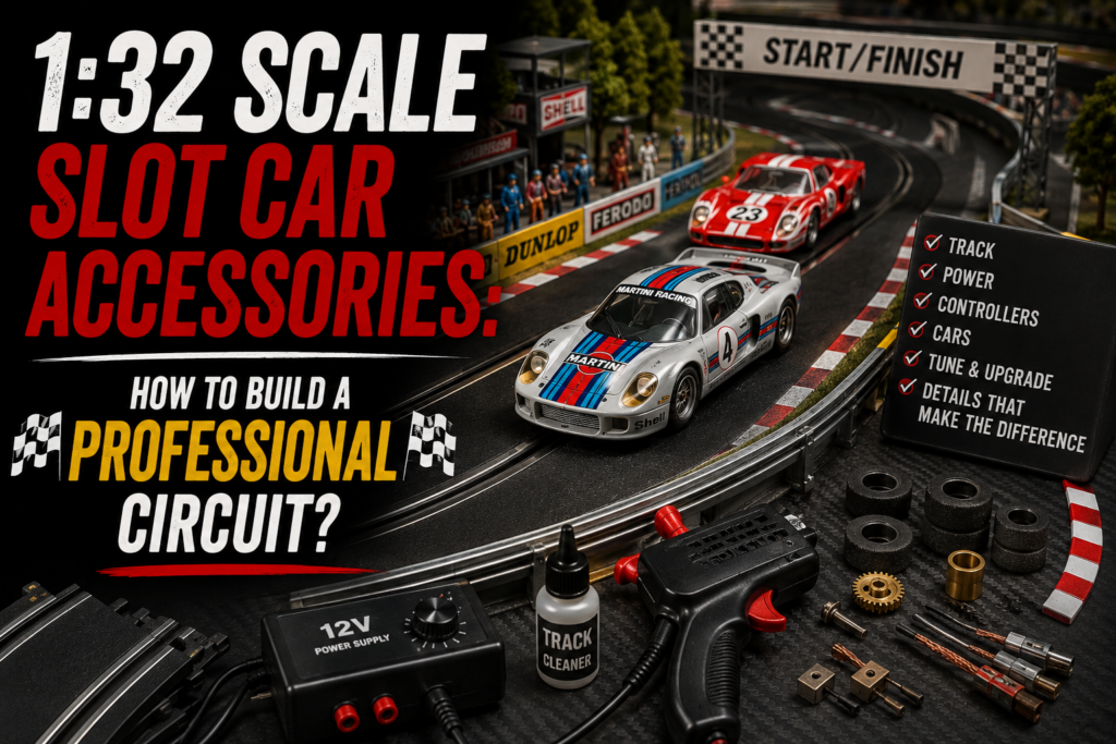 1 32 Scale Slot Car Accessories: How to Build a Professional Circuit?