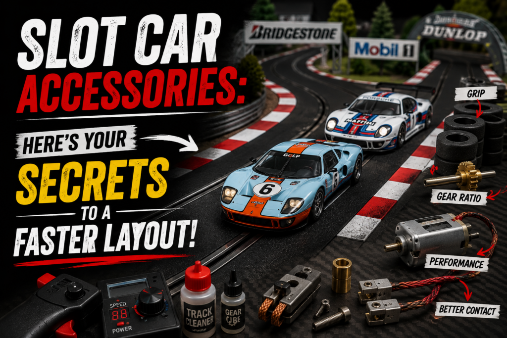 Slot Car Accessories:  Here’s Your Secrets to a Faster Layout!